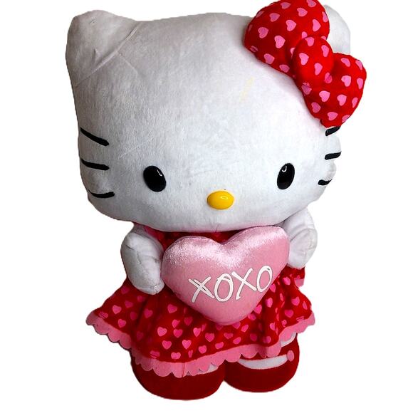 Sanrio Other - Hello Kitty Valentine Love 2017 Porch Greeter 20 Inch Plush Standing XOXO Heart